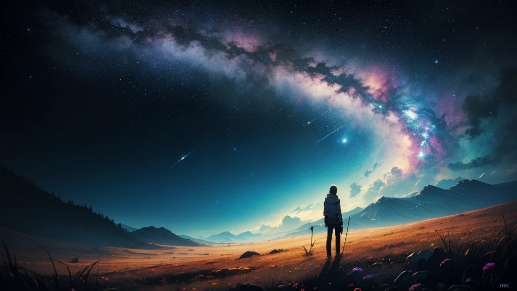 cosmic-themed album art. ambient, Post-rock.