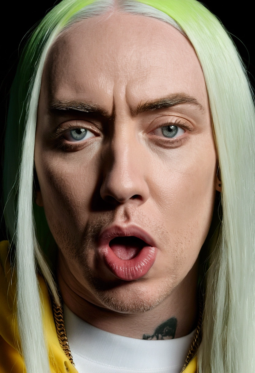 Rapper Eminem basing female Billie Eilish on his mouth