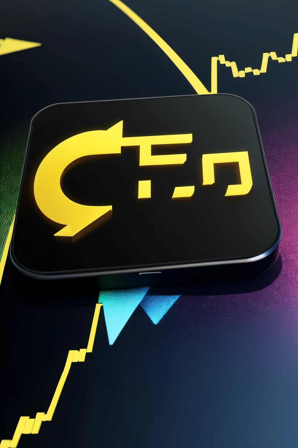 Cryptocurrency Music Trading Minimaist Icon Design