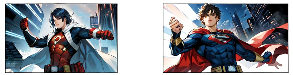 Superhero vs villain