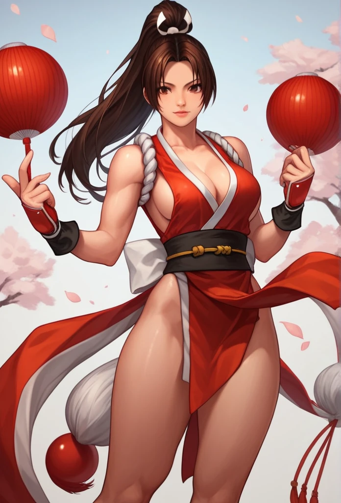shiranui_mai, the_king_of_fighters, standing BREAK score_9, score_8_up, score_7_up, score_6_up, score_5_up, score_4_up,