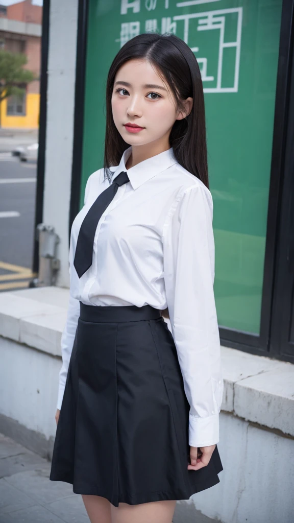 1 Girl,Black skirt,White Beijing