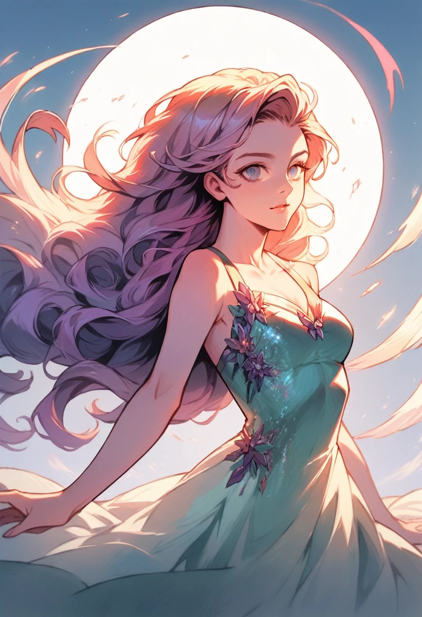 nsfw, full body, focus on legs, (masterpiece), best quality, highres, 4k, 8k, intricate detail, cinematic lighting, amazing quality, amazing shading, soft lighting, Detailed Illustration, official artwork, anime style, wallpaper, official art, ultra detailed skin, ultra detailed face, perfect eyes, small skin imperfections, chromatic aberration, colorful, bright colors,, 1girl, Curly hair, small boobs, flat chest, Petite body, blue eyes, Copper hair, colorful cave lights during night time, oily skin, dynamic angle, colorful glowing cristals, night, hair ornament, intrincate clothing, sexy, 35mm, analog style, a realistic photo, film grain, (photorealistic:0.6), taken by a canon eos r5