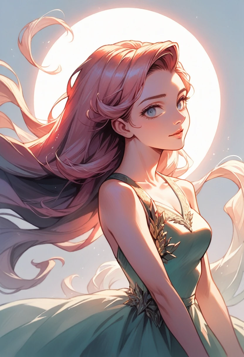 a sensual woman floating mid-air, delicate facial features, long flowing hair, graceful pose, glowing ethereal skin, shimmering sheer dress, dramatic chiaroscuro lighting, cinematic dramatic atmosphere, elegant fantasy art style, vibrant colors, cinematic lighting, photorealistic, (best quality,4k,8k,highres,masterpiece:1.2),ultra-detailed,(realistic,photorealistic,photo-realistic:1.37)