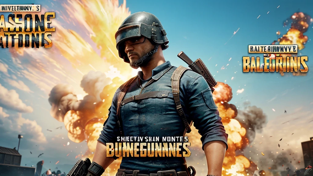 Use this free gaming YouTube banner template to create your own in minutes. With a blue background and unique 3D illustrations, shooting ,pubg it makes the perfect template for a gaming banner. However, all design elements are changeable, and the visual can be adapted to other themes.