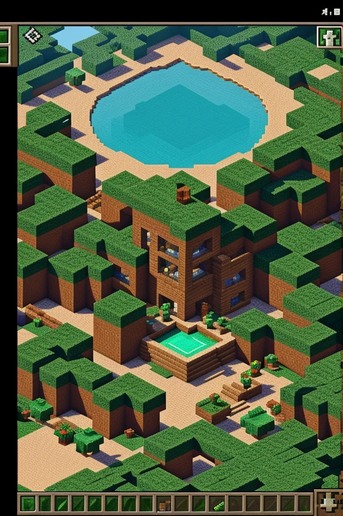 pixel art de Minecraft than