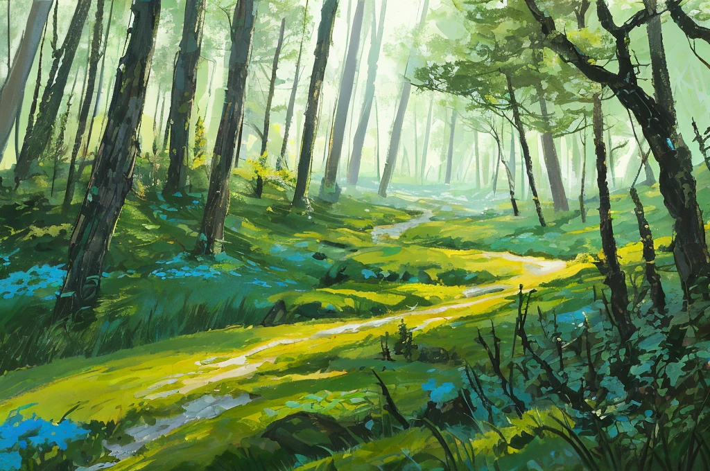 landscape, forests,