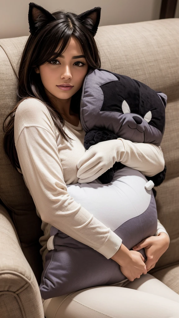 furry pillow