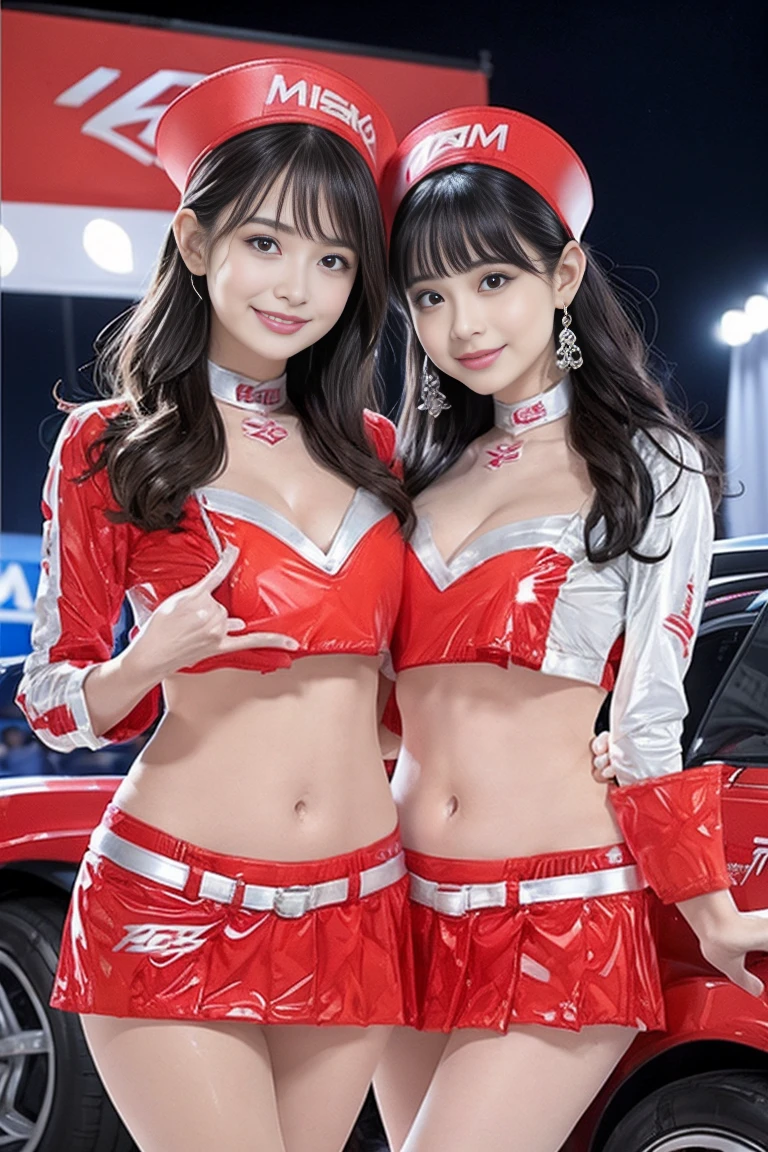 (masterpiece), ( MotoGP Racing Girls), (eyeliner:0.5),(blush:0.5), Black Hair, A faint smile, beautifully繊細な少女を指す, Highly detailed eyes and face, beautifully繊細な目, , ((Event List)), (MotoGP track background), (Highest quality, High resolution, reality, original, 8k,masterpiece, ),(((Dynamic pose))),(((Center Perspective))),(((Show the underside of the chest ))),(((Red miniskirt lift))),(((Bare inner thighs))),(((F1 cars on display))), (Vibrant colors:1.2), (beautifully),score_9,score_8_up,score_7_up,extremely quality photo, sharp focus, Epic realism,realisitic, source_photo, proper alignment, rating_explicit,32K,(photo realistic:1.3),(many hands:1.2),full body, looking at viewer,
BREAK
1 female,many hands,many hands caress a woman's body,Woman being fondled by many hands,dark background, (((groped and grabbed by many disembodied hands))), embarrassed expression, full body,(((arm grab, caressing face, massaging, groping, grabbing, breast grab, touching:1.8))), (wet skin, oily skin),20 years old,cute Asian,cute Japanese,(black micro bikini:1.1),standing,(skinny body),black hair,beautiful white skin,small mouth,realistic skin texture,sexly, cute face, kawaii girl, bangs, brown hair, innocent expression,(small breast),