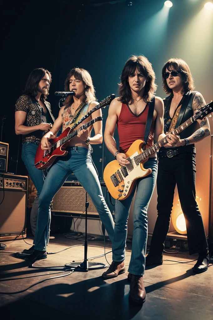 A rock band from the 70s