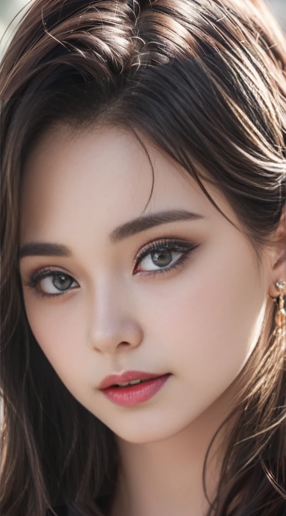 (Ultra Realistic), (Illustration), (Increased Resolution), (8K), (Extremely Detailed), (Best Illustration), (Beautiful and Detailed Eyes), (Best Quality), (Ultra Detailed), (Masterpiece ), ( wallpaper), (detailed face) fine details, detailed face,sharp eyes, sharp face, small lips half open strawberry lips, pureerosfaceace_v1,