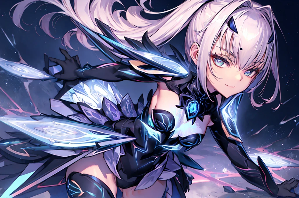 (full body),Explain the whole,NSFW,最high quality,High resolution, Super detailed,game CG,dutch angle,Detailed and beautiful eyes,beautiful girl,chest focus,(enchanting smile), (spread your legs), (raise your legs), leotard,armor, Armor dress, Black dress, Black gloves, Blue Armor, Blue dress, breastplate, dress, drop down, gloves, mask, pauldron, Short dress, shoulder armor,thigh high boots,((highly detailed background)), (((cowboy shot,dynamic angle))),1 girl,,(shiny skin:1.3),(Beautiful and dense skin),(thin hair), masterpiece, high quality, High resolution, confused,(beautiful and aesthetic:1.2), beautiful hands, (4K), 8k, Perfect balance,(Highly detailed CG Unity 8k wallpaper), perfect hands, embarrassing, blush, light_vestige,intricate details,Depth of written boundary, extremely delicate and 美しい,professional photography, bokeh, High resolution, sharp details, 最high quality, thick thighs,beautiful eyes, beautiful background, outdoor,