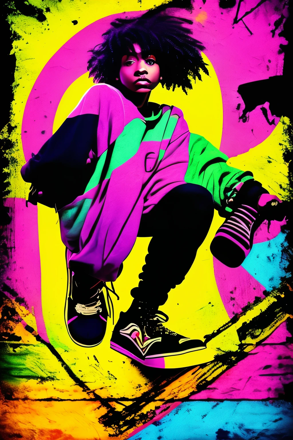 A background filled with scattered musical notes in various sizes and colors

A background completely filled with scattered musical notes in various sizes and colors, covering the entire screen.

beautiful girl colorful image

Dance hiphop Dance CREW  Waacking Dance

Punking 


black medium hair black medium hair 

Five fingers Baggy clothes Baggy clothes