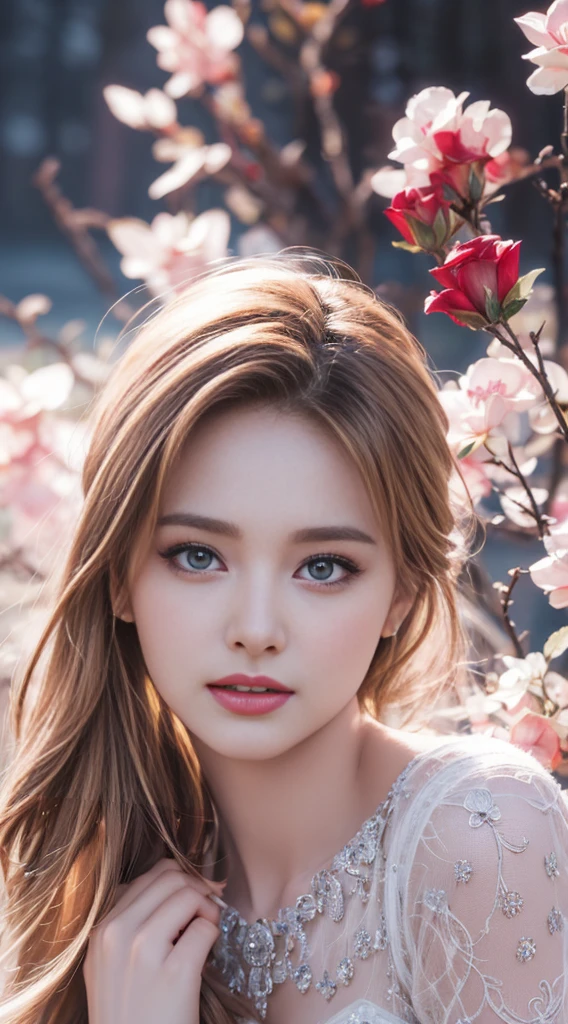 (Ultra Realistic), (Illustration), (Increased Resolution), (8K), (Extremely Detailed), (Best Illustration), (Beautiful and Detailed Eyes), (Best Quality), (Ultra Detailed), (Masterpiece ), ( wallpaper), (detailed face) fine details, detailed face,sharp eyes, sharp face, small lips half open strawberry lips, pureerosfaceace_v1,