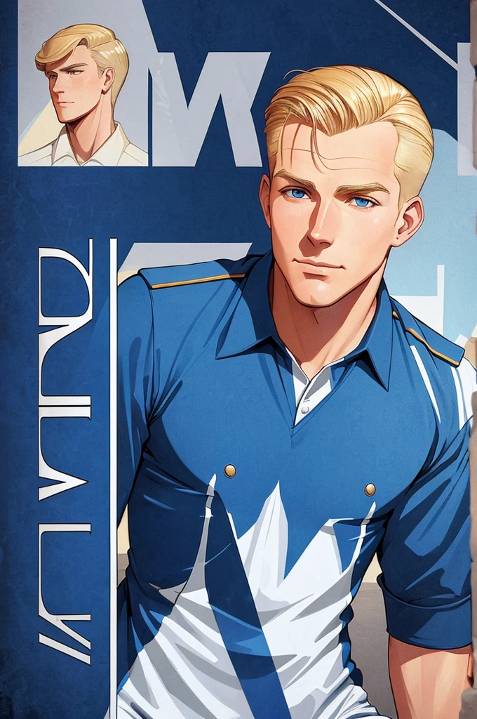 llustration in Leyendecker style : My name is Gordon Beecham. I was a 33 year old Air Force Captain then, 6' 1", 175 lbs, blonde hair and blue eyes. I had spent a tour as an enlisted man before completing my college degree and receiving a commission thru Officer Training School at Lackland Air Force Base in San Antonio, Texas.