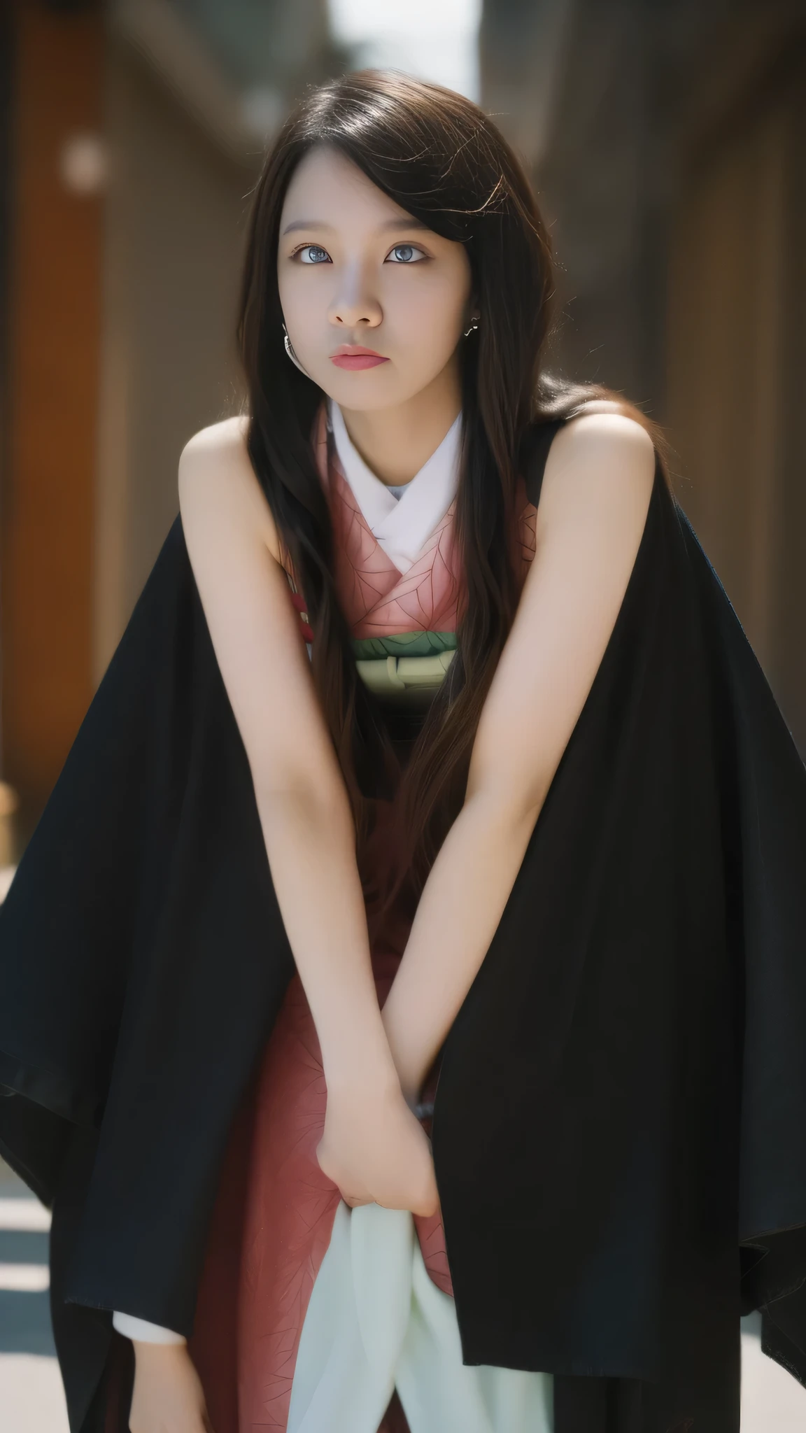 Cute Japanese female, (), (Very cute face: 1.3), White moist skin, Looking at the camera, Melancholy expression,
BREAK,
Idol,
BREAK,
(Wearing cute kimono: 1.3), (Highly revealing kimono), Very large earrings, Short length,
BREAK,
(Fighting pose: 1.3),
BREAK,
(Long hair), (Pink hair: 1.2), (Wavy hair), (Gradient hair: 1.3), (Red hair at the ends),
BREAK,
(Realistic: 1.3), Masterpiece, Perfect lighting, (Ultra-high resolution), (8K), (Highly detailed: 1.4), (From the front), (Full body: 1.3), (Symmetrical: 1.2),
BREAK,
(Japanese city streets: 1.2),
BREAK,
(Demon Slayer: 1.4),
BREAK,
(Hellfire: 1.2), Demon,