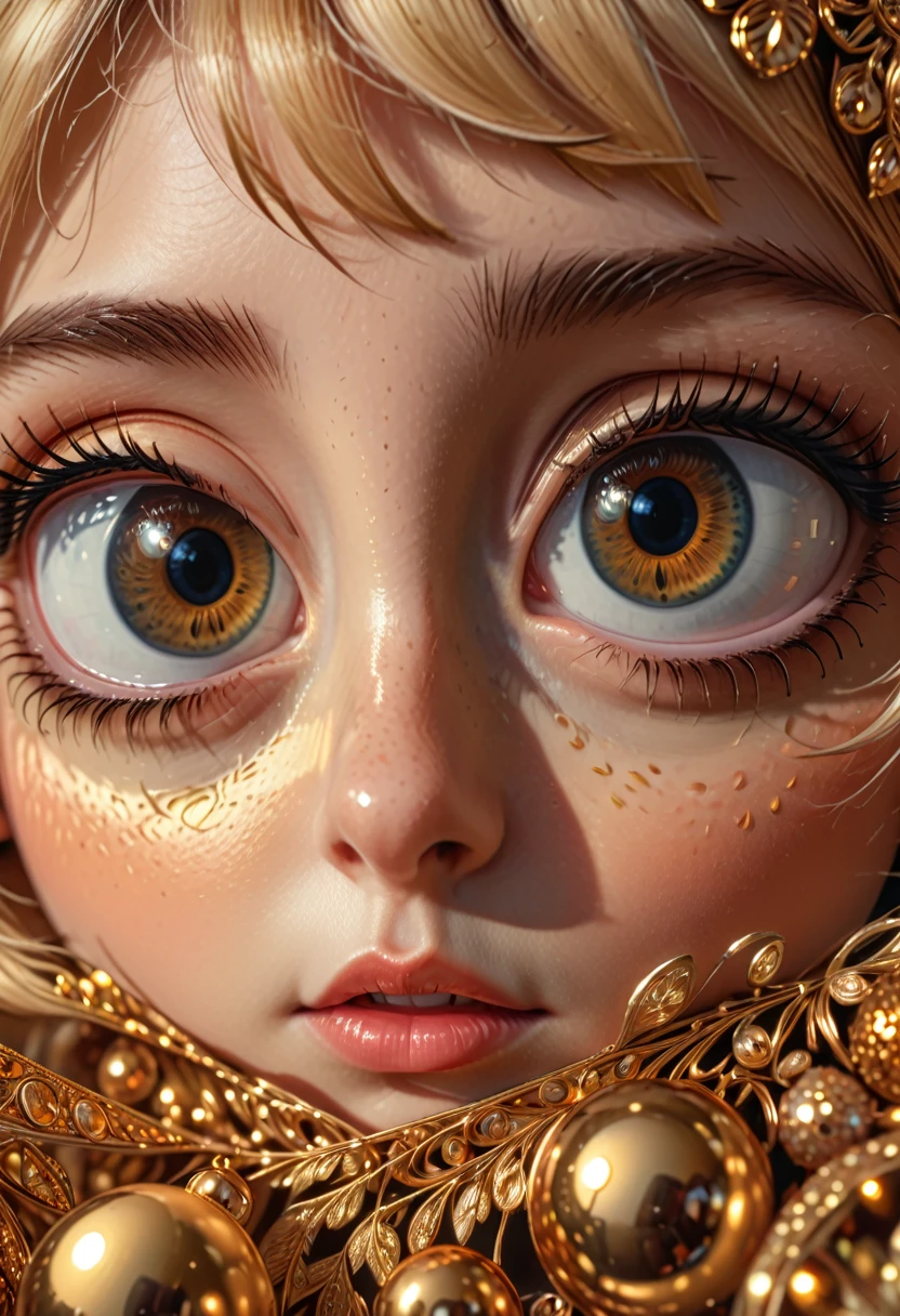 eyeballing, big eyes, 8k , hyper detailed, neil boyle