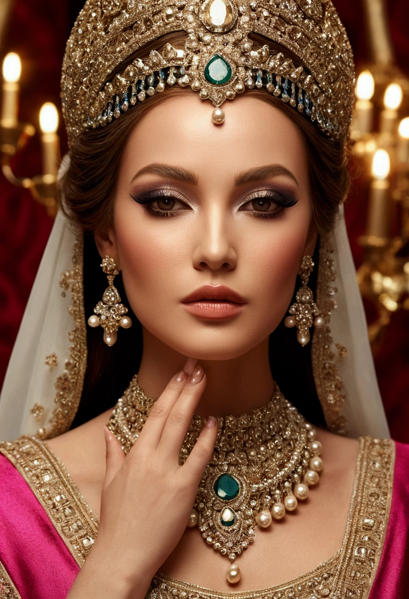 Makeup artists make up for celebritieasterpiece:1.2), best quality, masterpiece, highres, original, extremely detailed wallpaper, perfect lighting,(extremely detailed CG:1.2),