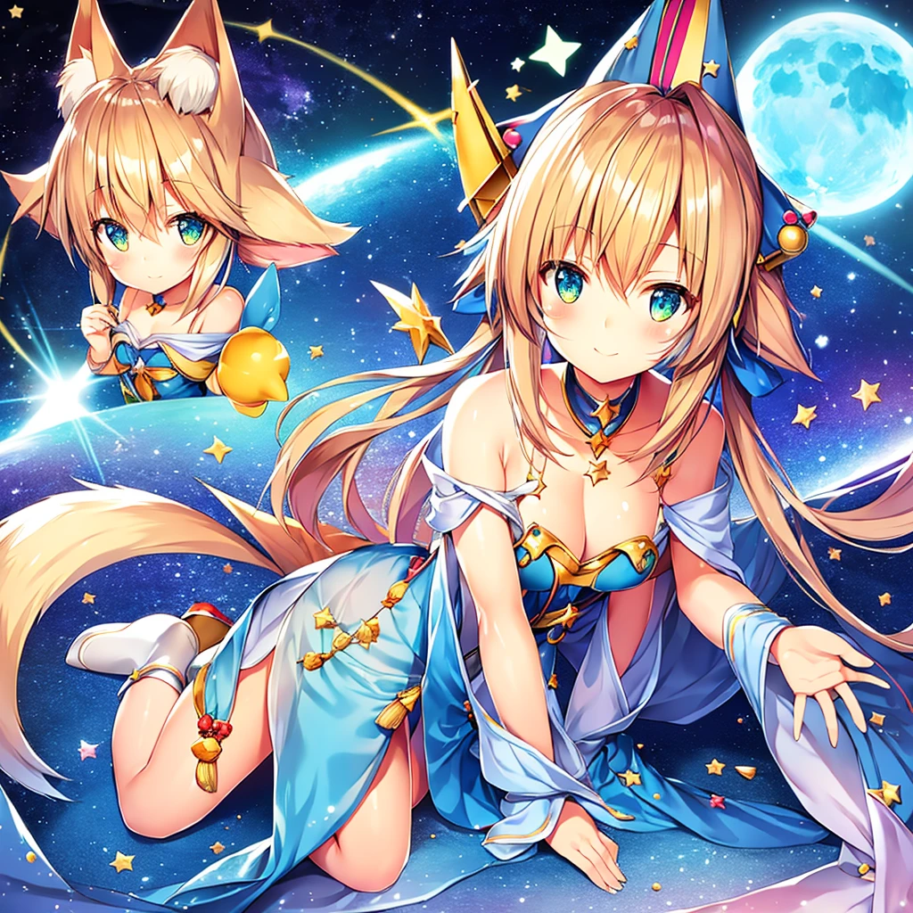 Cute little star fox, In the peachy galaxy