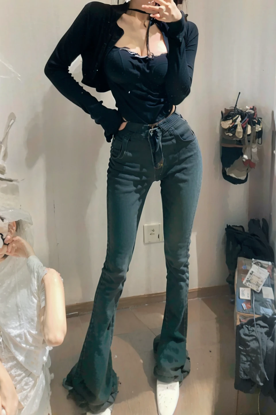 Best quality,masterpiece,ultra high res,(photorealistic:1.4),1girl,fine fabric emphasis