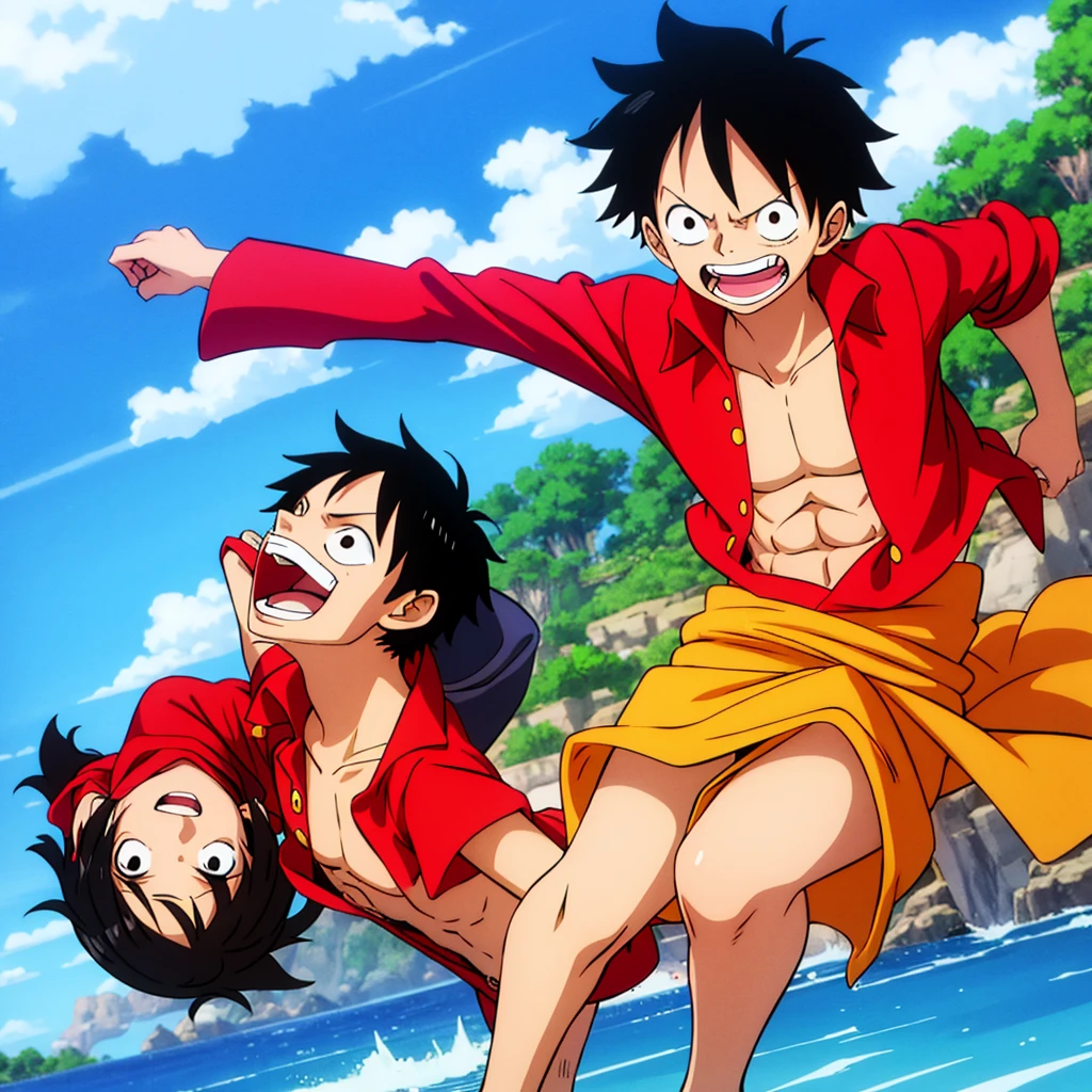 anime cool characters like luffy 