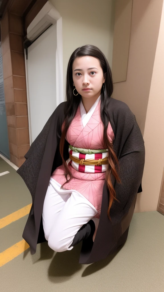 Cute Japanese female, (16 years old), (Very cute face: 1.3), White moist skin, Looking at the camera, Melancholy expression,
BREAK,
Idol,
BREAK,
(Wearing cute kimono: 1.3), (Highly revealing kimono), Very large earrings, Short length,
BREAK,
(Fighting pose: 1.3),
BREAK,
(Long hair), (Pink hair: 1.2), (Wavy hair), (Gradient hair: 1.3), (Red hair at the ends),
BREAK,
(Realistic: 1.3), Masterpiece, Perfect lighting, (Ultra-high resolution), (8K), (Highly detailed: 1.4), (From the front), (Full body: 1.3), (Symmetrical: 1.2),
BREAK,
(Japanese city streets: 1.2),
BREAK,
(Demon Slayer: 1.4),
BREAK,
(Hellfire: 1.2), Demon,