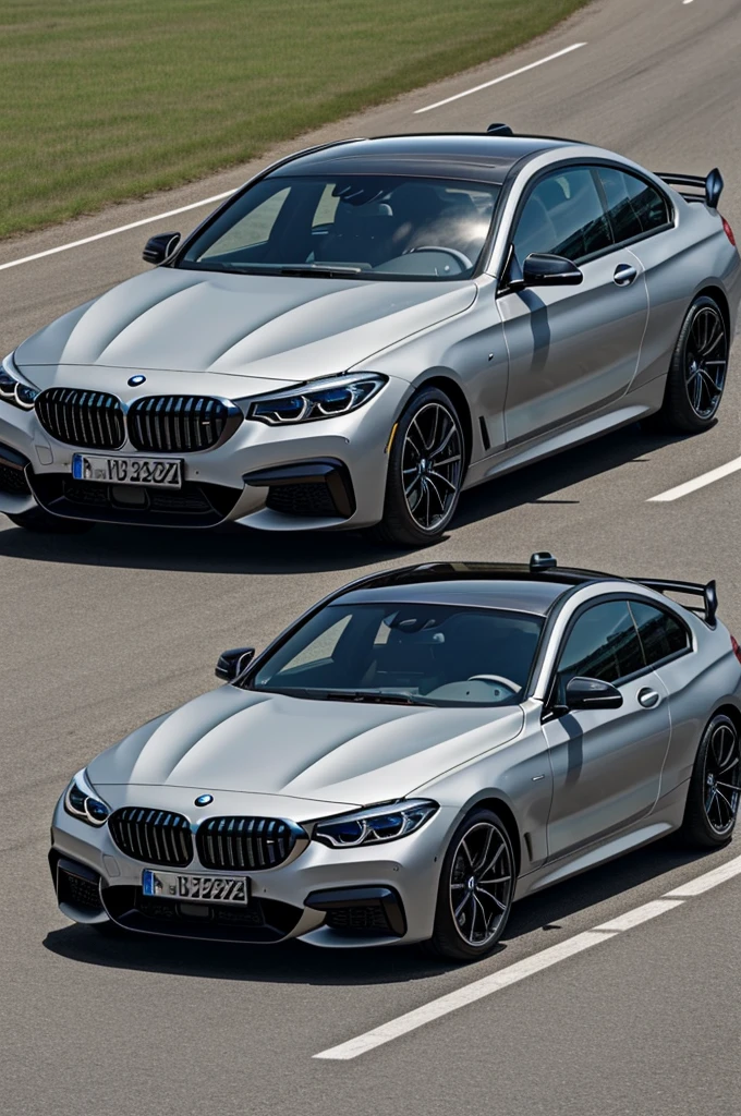 BMW and Mercedes car are at war