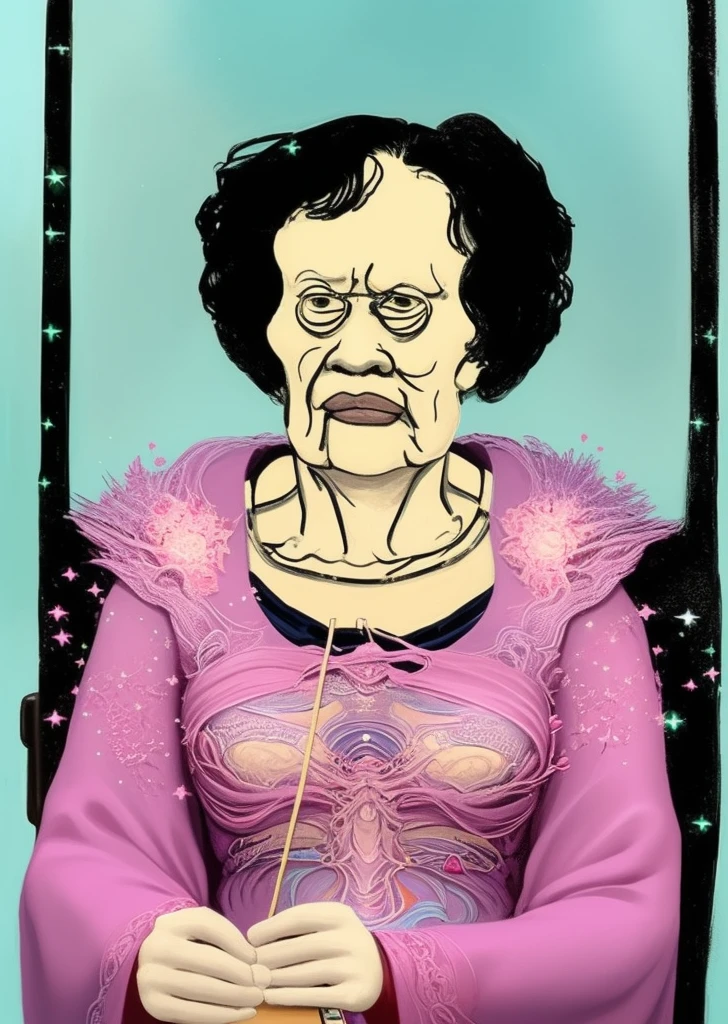 A digital art of an elderly person, with wrinkles and tired eyes, undergoing a medical evaluation to ascertain if she is depressed. Color palette should include shades of grey, blue and white. The person's age is around 80, has white hair, styled in a short, messy hairstyle, and has a solemn expression. She is wearing a white hospital gown and sitting on a chair in a clinical setting, with various medical equipment visible in the background. The background should include a detailed depiction of the room, with hospital beds, a computer, and other clinical devices. The person should be shown with his head down, holding a clipboard, by Edward Hopper, masterpiece, extremely detailed. 