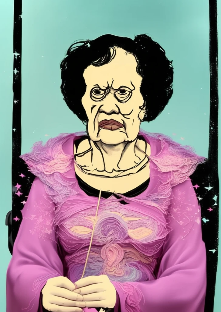 A digital art of an elderly person, with wrinkles and tired eyes, undergoing a medical evaluation to ascertain if she is depressed. Color palette should include shades of grey, blue and white. The person's age is around 80, has white hair, styled in a short, messy hairstyle, and has a solemn expression. She is wearing a white hospital gown and sitting on a chair in a clinical setting, with various medical equipment visible in the background. The background should include a detailed depiction of the room, with hospital beds, a computer, and other clinical devices. The person should be shown with his head down, holding a clipboard, by Edward Hopper, masterpiece, extremely detailed. 