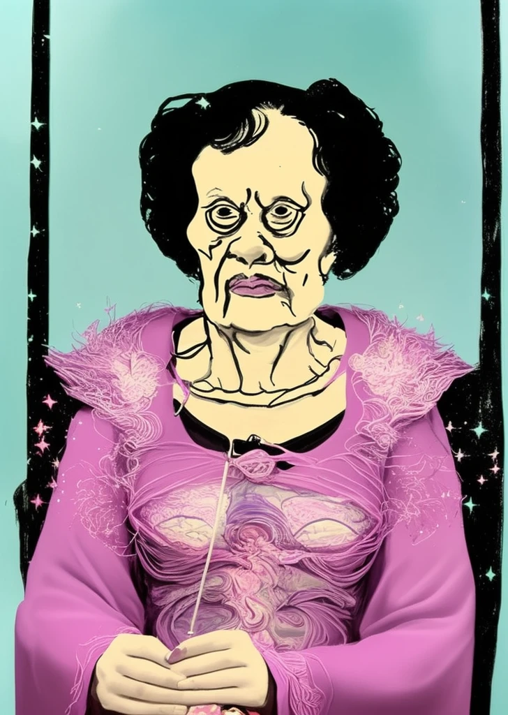 A digital art of an elderly person, with wrinkles and tired eyes, undergoing a medical evaluation to ascertain if she is depressed. Color palette should include shades of grey, blue and white. The person's age is around 80, has white hair, styled in a short, messy hairstyle, and has a solemn expression. She is wearing a white hospital gown and sitting on a chair in a clinical setting, with various medical equipment visible in the background. The background should include a detailed depiction of the room, with hospital beds, a computer, and other clinical devices. The person should be shown with his head down, holding a clipboard, by Edward Hopper, masterpiece, extremely detailed.