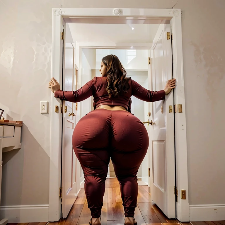 mujer araffeed sentada en una silla en un dormitorio con una silla rosa, Grueso, Thicc, big booty, Thigs gruesos, Pata, curvy accentuated booty, Angelawhite, cuerpo grueso, sexy :8, hermosa hembra gruesa, Altamente realista. live cam, Violeta Myers, voluptuoso, mejillas grandes, very curvy, real skin, nsfw