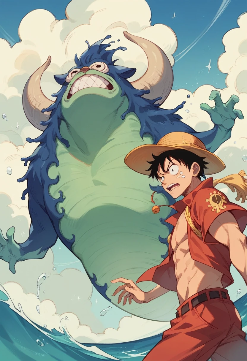 luffy wisdom of the sea on the ship