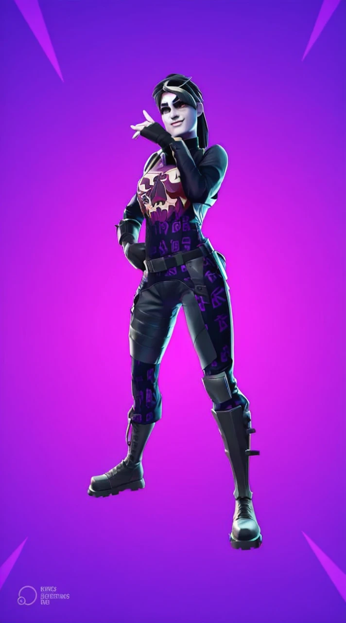 He has an evil expression on his face