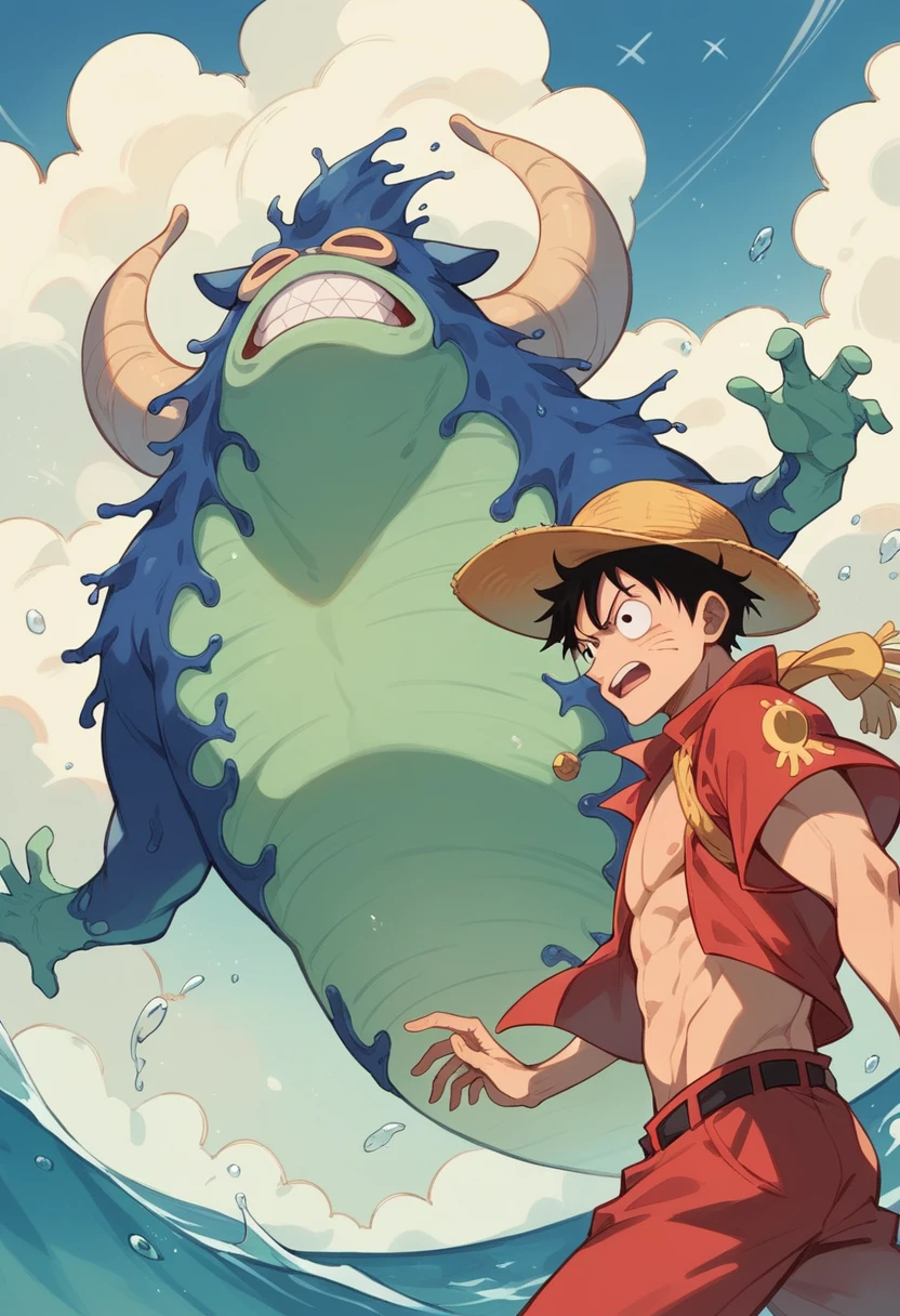 luffy rubber man