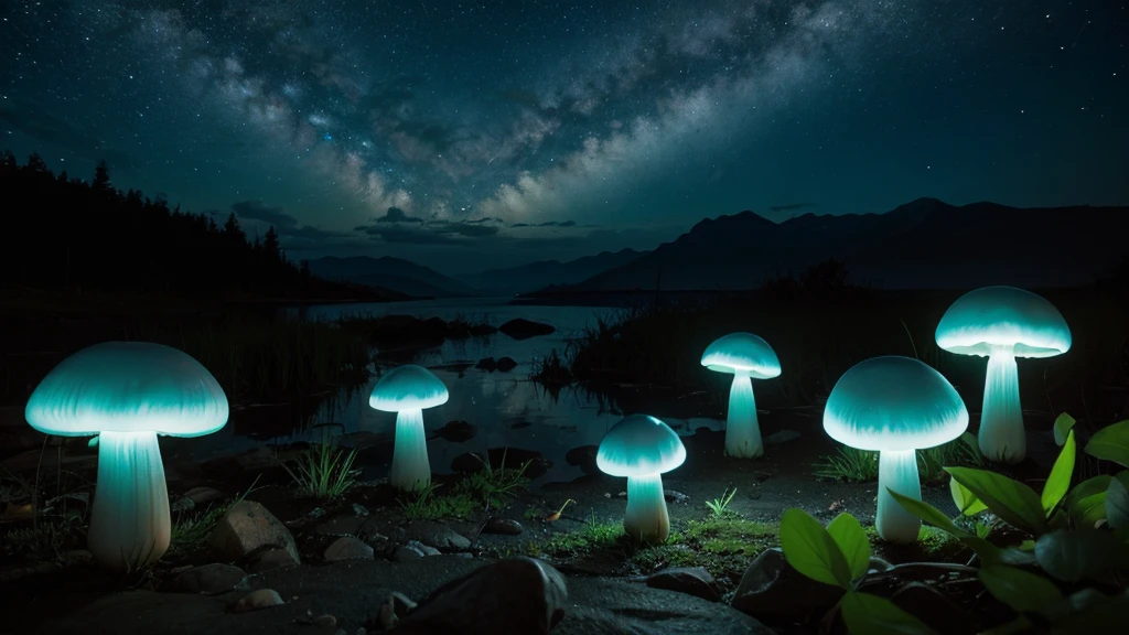 Bioluminescent Mushroom