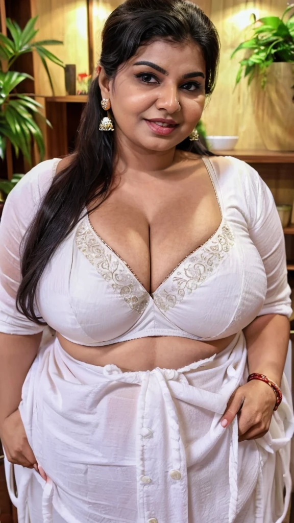 old desi aunty pure cotton white bras Bras fat chubby big cleavage Big round boobed