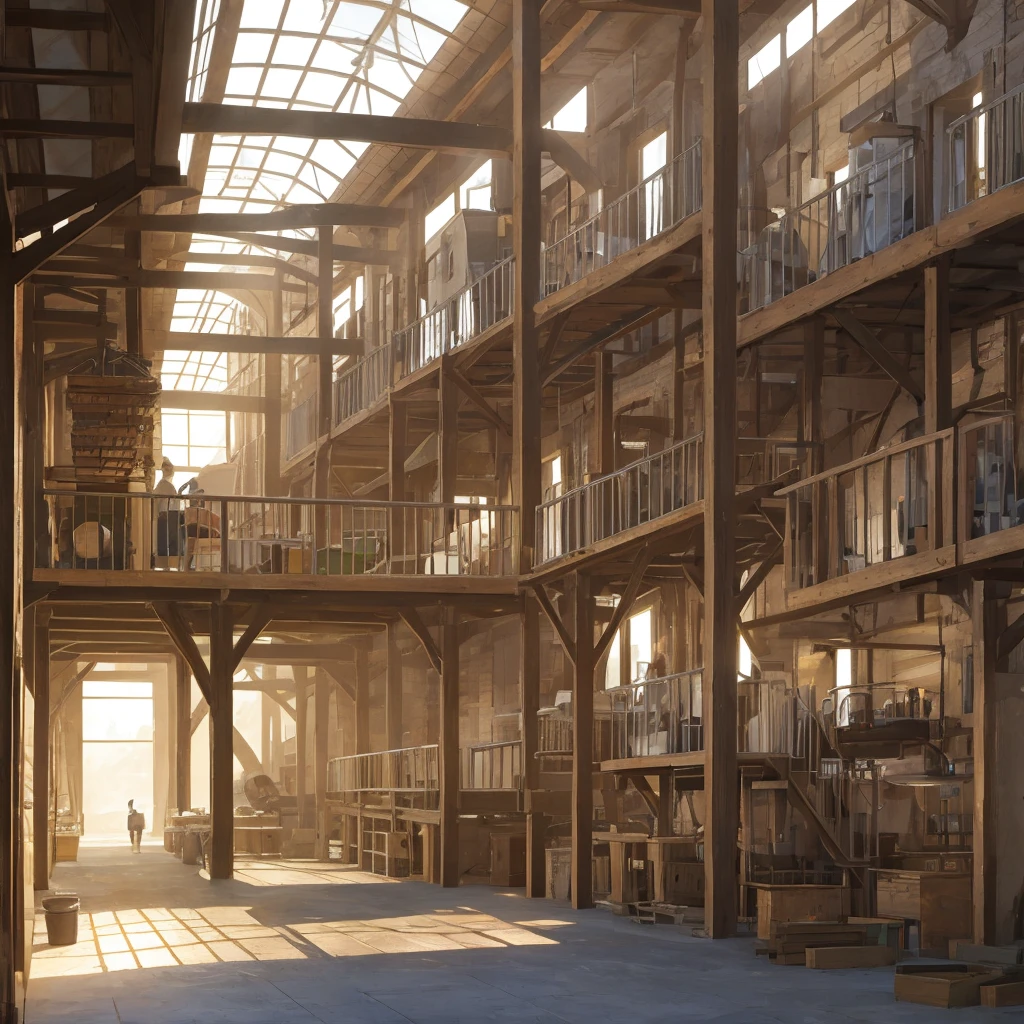 Inside the mill