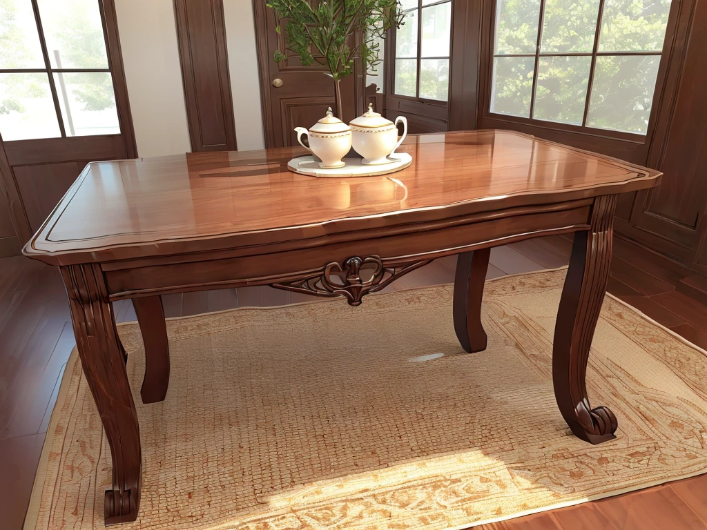 A clean tea table