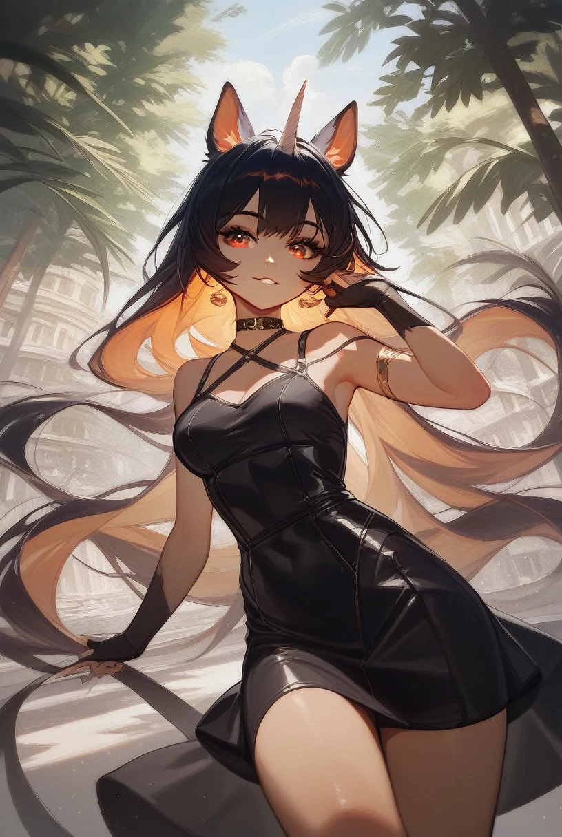 Unicorn humanoid female, Fraction_9,Fraction_8_up,Fraction_7_up,Fraction_6_Direction_5_Direction_4_up), 1 Girl,