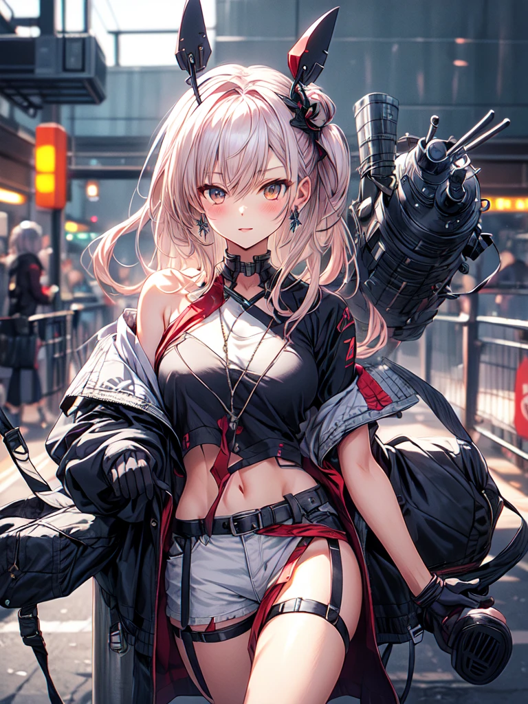 (masterpiece:1.2), best quality,PIXIV, cool girl,belfast \(azur lane\),