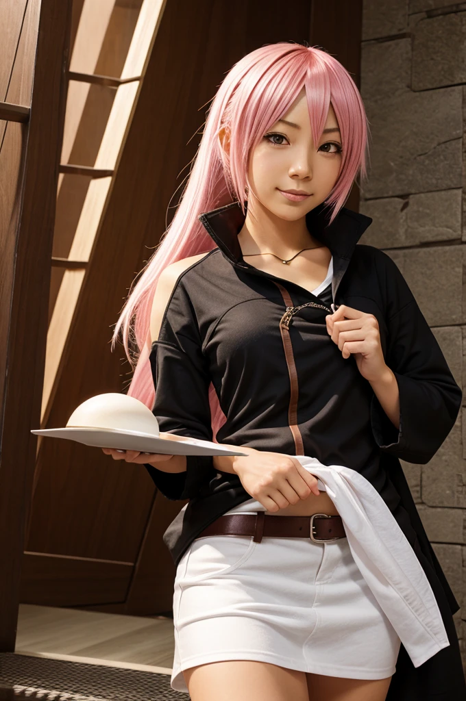 Mushoku Tensei,  roxy, holding blank template 