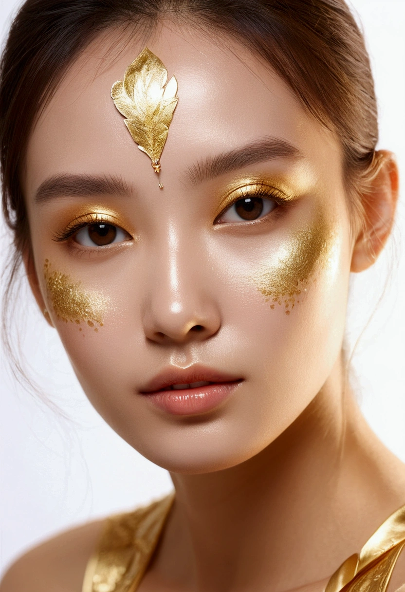 Golden skin girl