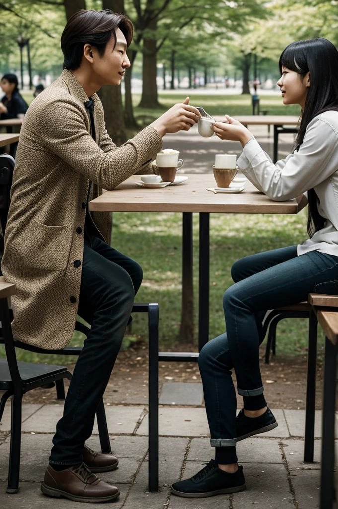 Han y Lee Know, two emerging artists, They meet by chance in a cafe. A conversation, a walk in the park and a unique connection is born between them. But a silly mistake makes them lose contact. In a desperate search, They seek to find themselves in the place where it all began: Cafeteria. A love story, music and second chances".