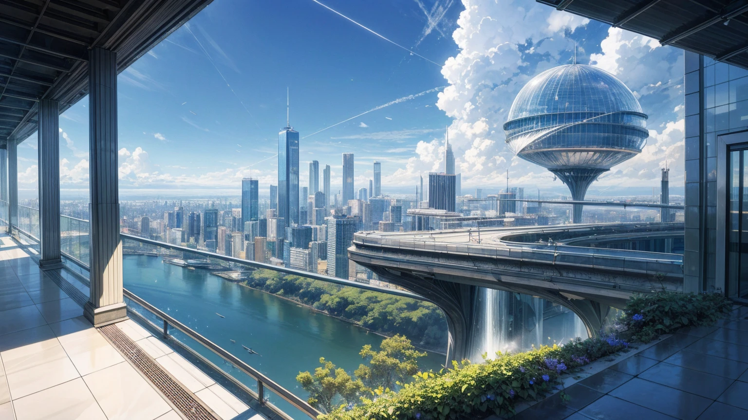 (Best quality,4K,8K,A high resolution,Masterpiece:1.2),Ultra-detailed,(Realistic,Photorealistic,photo-realistic:1.37),Futuristic floating city,Futuristic technology,Huge urban high-tech tablet platform,Airship,Floating in the sky,Futuristic city,Small airships around,High-tech hemispherical platform,Colorful lights,Advanced architecture,modernn architecture,skyscrapper,Access the cloud,Scenic beauty,view over city,Impressive design,Blend seamlessly with nature,energetic and vibrant atmosphere,Futuristic transportation system,Parking is suspended,Transparent path,Lush greenery,Sky gardens,cascading waterfalls,Magnificent skyline,reflections on the water,Sparkling river,Architectural innovation,futuristic skyscrapers,Transparent dome,The shape of the building is unusual,Elevated walkway,Impressive skyline,Glowing lights,Futuristic technology,Minimalist design,Scenic spots,Panoramic view,Cloud Piercing Tower,Vibrant colors,epic sunrise,epic sunset,Dazzling light display,magical ambiance,The future city,Urban Utopia,LuxuryLifestyle,Innovative energy,sustainable development,Smart city technology,Advanced infrastructure,Tranquil atmosphere,Nature and technology live in harmony,Awesome cityscape,Unprecedented urban planning,Architecture connects seamlessly with nature,High-tech metropolis,A cutting-edge engineering marvel,The future of urban living,Visionary architectural concept,Energy-efficient buildings,Harmony with the environment,A city floating above the clouds,Utopian dreams become reality,The possibilities are endless,State-of-the-art transportation network,Green energy integration,Innovative materials,Impressive holographic display,Advanced communication system,Breathtaking aerial view,Quiet and peaceful environment,Modernist aesthetics,Ethereal beauty