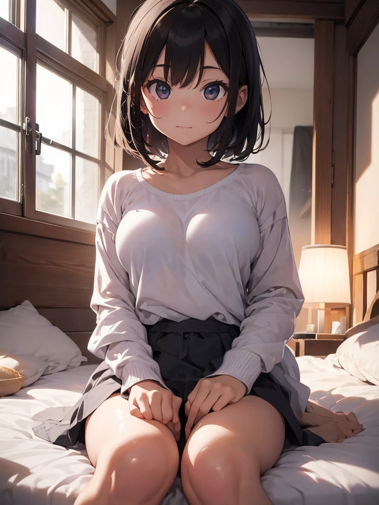 {(masterpiece,best quality, 8K UHD, extremely detailed CG, detailed beautiful face and eyes and skin and hair)},{(kyoani style:1.2),(ultra realistic photo graphic:1.4)}, 1girl, high school student, profile, (white panties), {(lean back:1.4), (crouching and spread legs:1.4),(lift up the skirt:1.4)}, {（suffer:1.2), (be patient:1.3),clenching jaw}, hand in pants, female masturbation,grabbing own breast,(squarting,splassing,female ,pussy juice:1.1), (open mouth,half open eyes),(saliva), more prism, vibrant color,hand in pants, female masturbation, grabbing own breast,photorealistic, enako