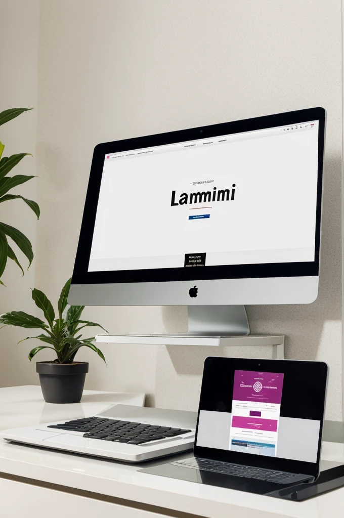 Make one logo for my e commerce website in the name of LaMaNi