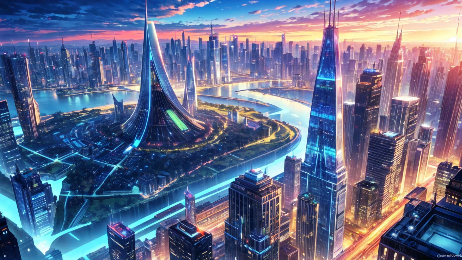 (Best quality,4K,8K,A high resolution,Masterpiece:1.2),Ultra-detailed,(Realistic,Photorealistic,photo-realistic:1.37),Futuristic floating city,Futuristic technology,Huge urban high-tech tablet platform,Airship,Floating in the sky,Futuristic city,Small airships around,High-tech hemispherical platform,Colorful lights,Advanced architecture,modernn architecture,skyscrapper,Access the cloud,Scenic beauty,view over city,Impressive design,Blend seamlessly with nature,energetic and vibrant atmosphere,Futuristic transportation system,Parking is suspended,Transparent path,Lush greenery,Sky gardens,cascading waterfalls,Magnificent skyline,reflections on the water,Sparkling river,Architectural innovation,futuristic skyscrapers,Transparent dome,The shape of the building is unusual,Elevated walkway,Impressive skyline,Glowing lights,Futuristic technology,Minimalist design,Scenic spots,Panoramic view,Cloud Piercing Tower,Vibrant colors,epic sunrise,epic sunset,Dazzling light display,magical ambiance,The future city,Urban Utopia,LuxuryLifestyle,Innovative energy,sustainable development,Smart city technology,Advanced infrastructure,Tranquil atmosphere,Nature and technology live in harmony,Awesome cityscape,Unprecedented urban planning,Architecture connects seamlessly with nature,High-tech metropolis,A cutting-edge engineering marvel,The future of urban living,Visionary architectural concept,Energy-efficient buildings,Harmony with the environment,A city floating above the clouds,Utopian dreams become reality,The possibilities are endless,State-of-the-art transportation network,Green energy integration,Innovative materials,Impressive holographic display,Advanced communication system,Breathtaking aerial view,Quiet and peaceful environment,Modernist aesthetics,Ethereal beauty