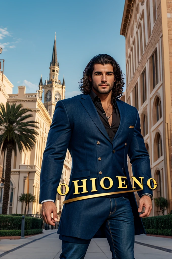 Giant text that says ORLANDO THE MOST HANDSOME