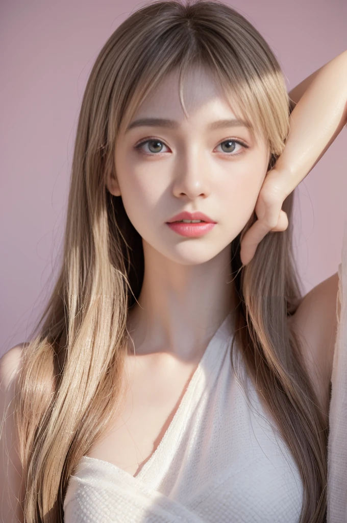 (high details:1.4)、(surrealism:1.4)、(soft lighting:1.05)、32,000、1 woman、realistic lighting、face lighting、ray tracing、(brightened light:1.2)、(improve quality:1.4)、(Realistic textured skin of the highest quality:1.4)、original photo, lifelike, full body woman love, bed, soggy, big bust, stylish hairstyle, pale skin, black eye, pink lips, (Beloved), (:1.1), ~Through, detailed background, detailed face, delicate eyes, good hair, Anatomically correct body, elastic skin, make up, masterpiece