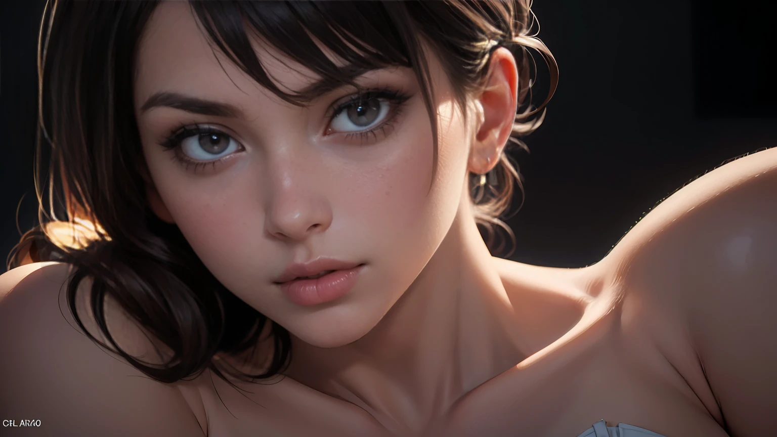 beautiful young woman, detailed facial features, long eyelashes, glossy lips, flawless skin, woman in erotic pose, delicate feminine figure, sensual expression, dramatic lighting, cinematic composition, masterpiece, (best quality,4k,8k,highres,masterpiece:1.2),ultra-detailed,(realistic,photorealistic,photo-realistic:1.37),chiaroscuro lighting,dramatic shadows,cinematic lighting,dramatic pose,erotic,provocative,alluring,seductive